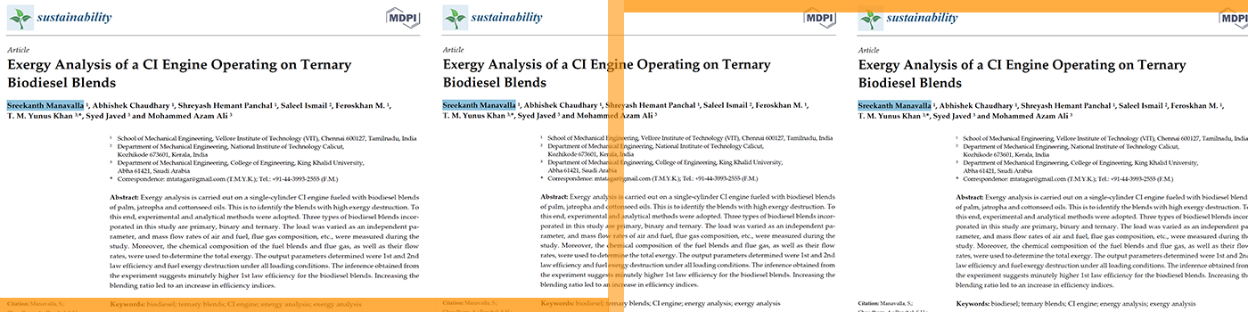 Exergy Analysis of a CI Engine Operating on Ternary Biodiesel Blends
